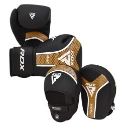 RDX Sports RDX T17 Aura Plus Boxing Glove With Pads Bundle