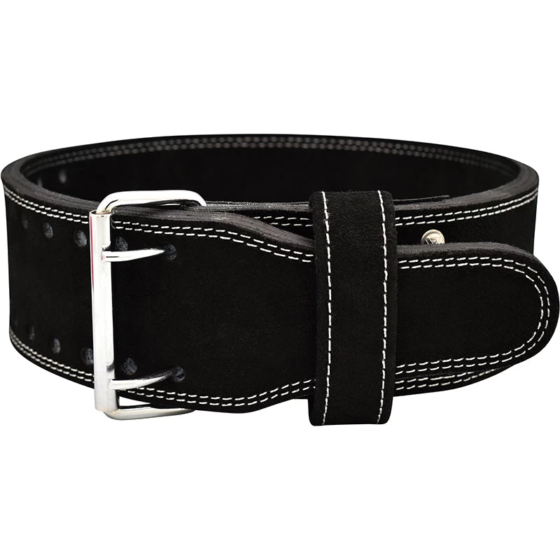 RDX Sports Store RDX 4PB Suede Leather Black Powerlifting Belt - Image 5