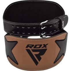 RDX Sports Store RDX 6 Inch Leather Weightlifting Gym Belt
