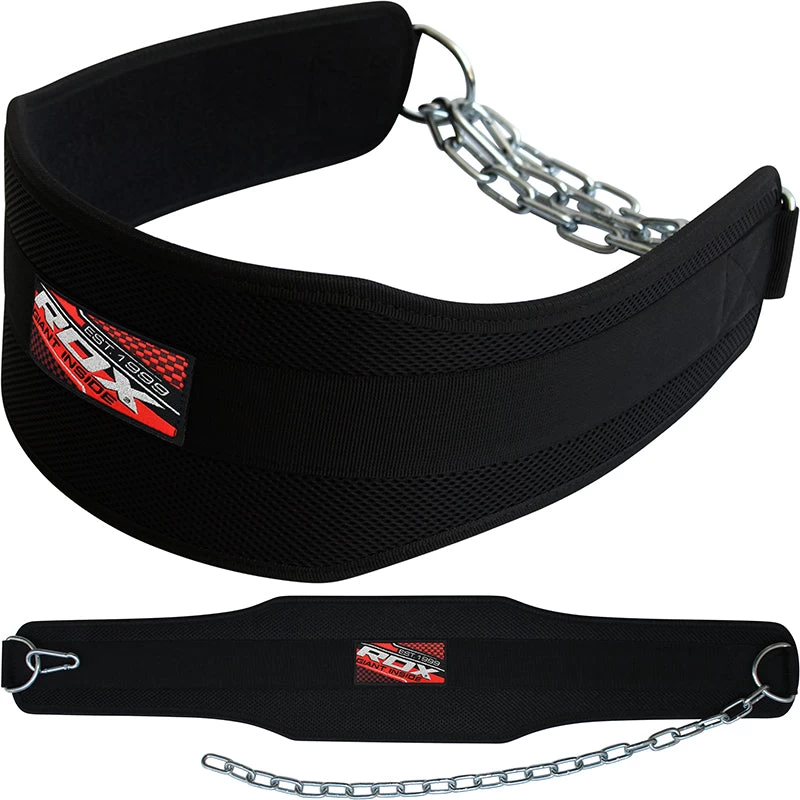 RDX Sports Store RDX 4DP Back Support Dipping Belt With Chain - Image 9