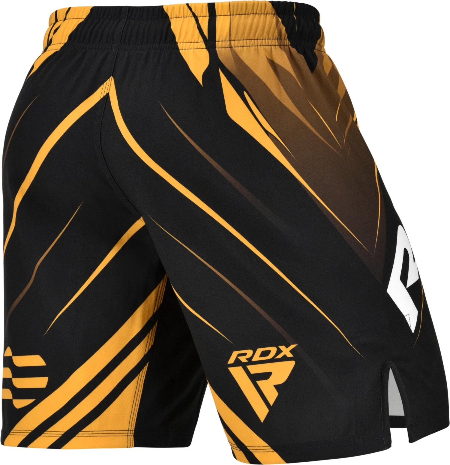 RDX Sports Store RDX IMMAF Approved MMA Fight & Training Shorts Golden - Image 4