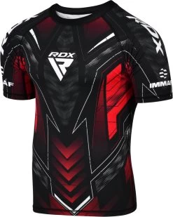 RDX Sports Store RDX IMMAF Approved Half Sleeves Compression Shirt Red