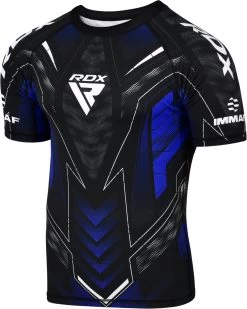RDX Sports Store RDX IMMAF Approved Half Sleeves Compression Shirt Blue