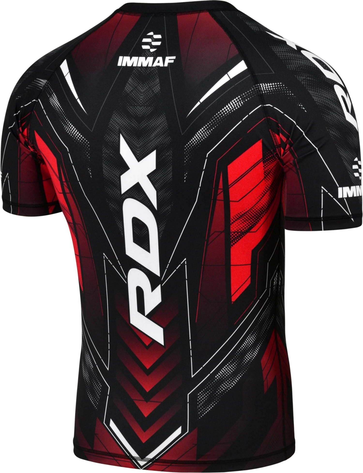 RDX Sports Store RDX IMMAF Approved Half Sleeves Compression Shirt Red - Image 2