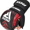 RDX Sports Store RDX IMMAF Approved Shooter Grappling Gloves Red