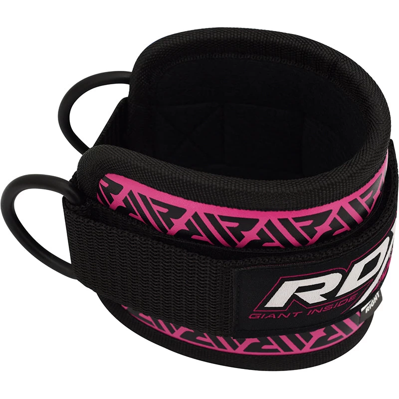 RDX Sports Store RDX A3 Pink Ankle Straps For Legs Exercise - Image 2