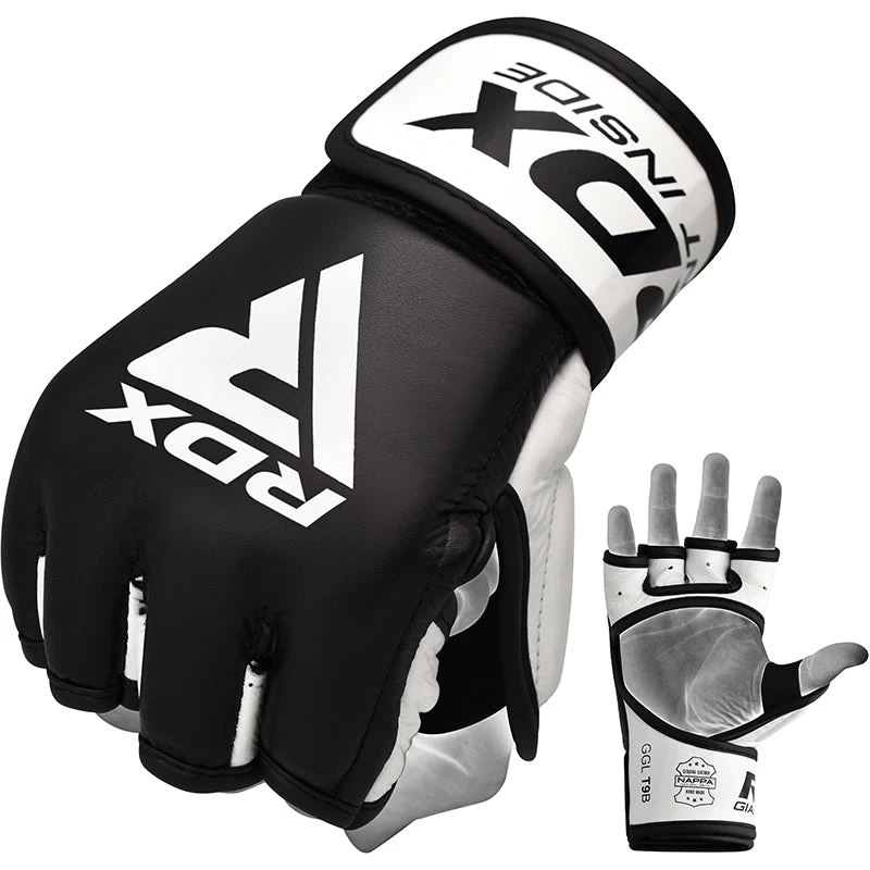 RDX Sports Store RDX T9 Hearse Leather MMA Gloves - Image 4