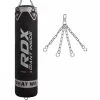 RDX Sports Store RDX X1 4ft / 5ft 2-in-1 Black Boxing & MMA Training Punch Bag Set