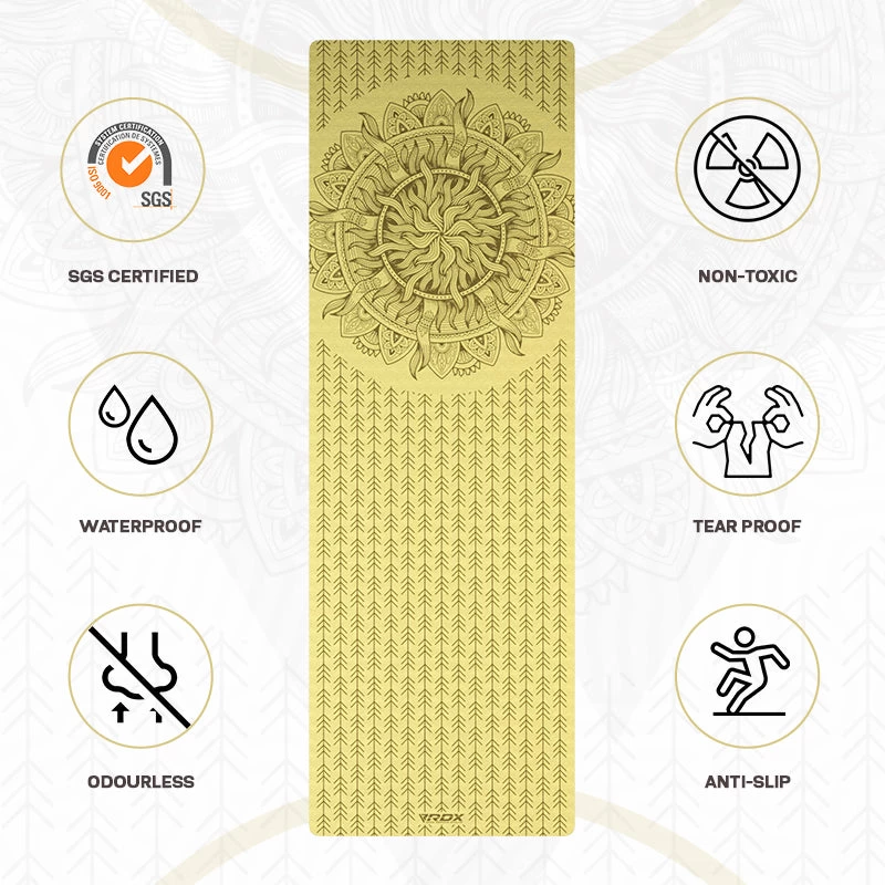 RDX Sports Store RDX D10 6mm TPE Yoga Mat - Image 3