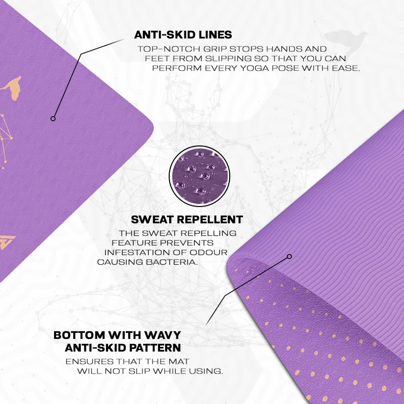 RDX Sports Store RDX D2 6mm TPE Yoga Mat - Image 6