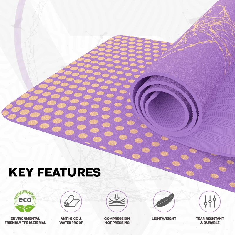 RDX Sports Store RDX D2 6mm TPE Yoga Mat - Image 7