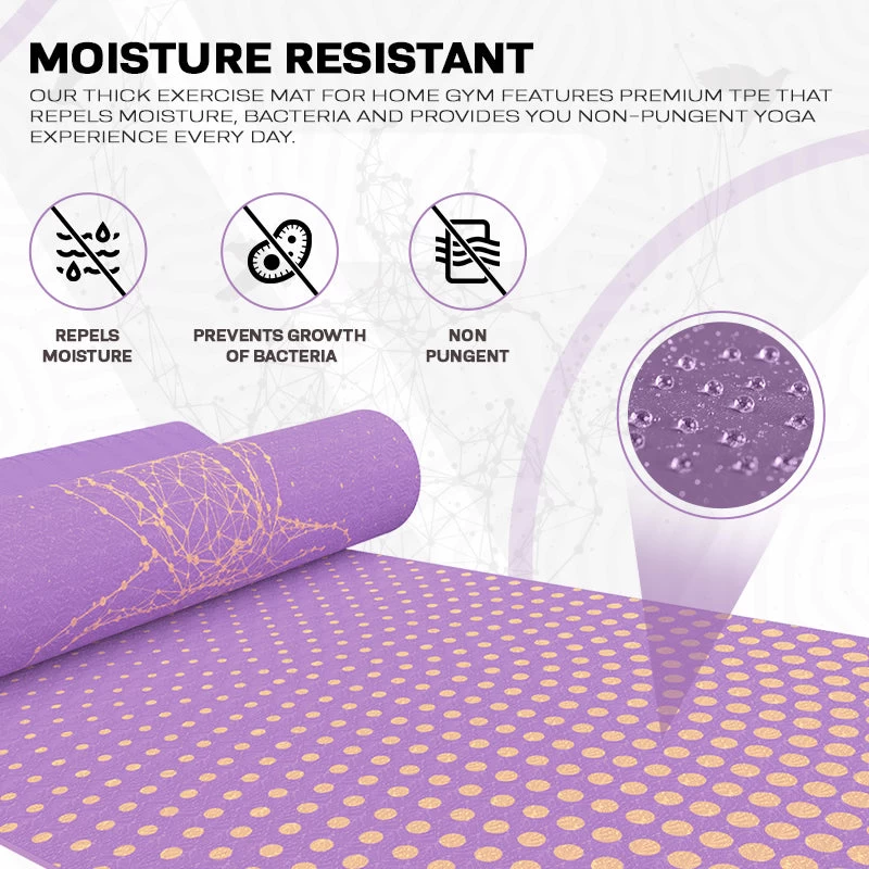 RDX Sports Store RDX D2 6mm TPE Yoga Mat - Image 9