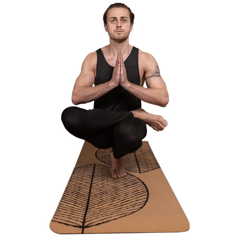 RDX Sports Store RDX D3 6mm Cork Yoga Mat - Image 3