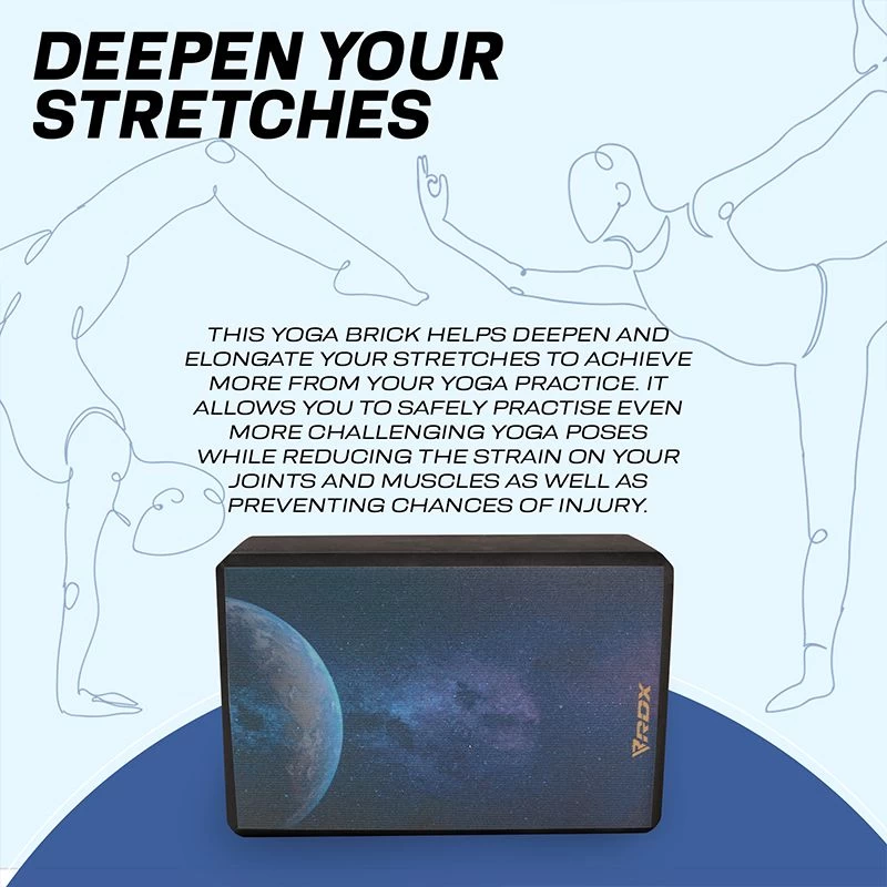 RDX Sports Store RDX D8 High Density EVA Foam Yoga Blocks Non-Slip Brick - Image 5