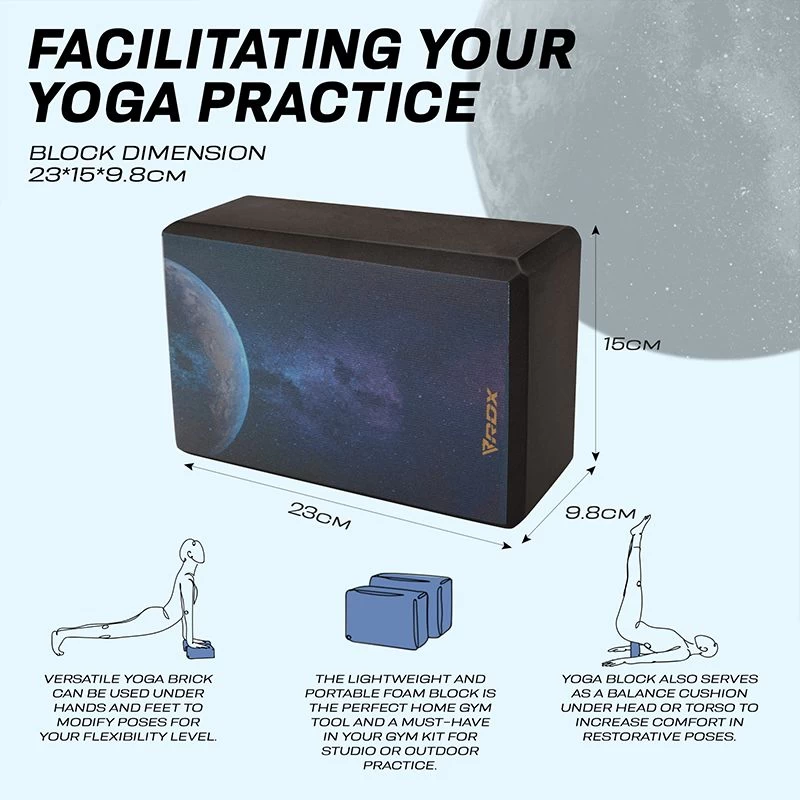 RDX Sports Store RDX D8 High Density EVA Foam Yoga Blocks Non-Slip Brick - Image 8