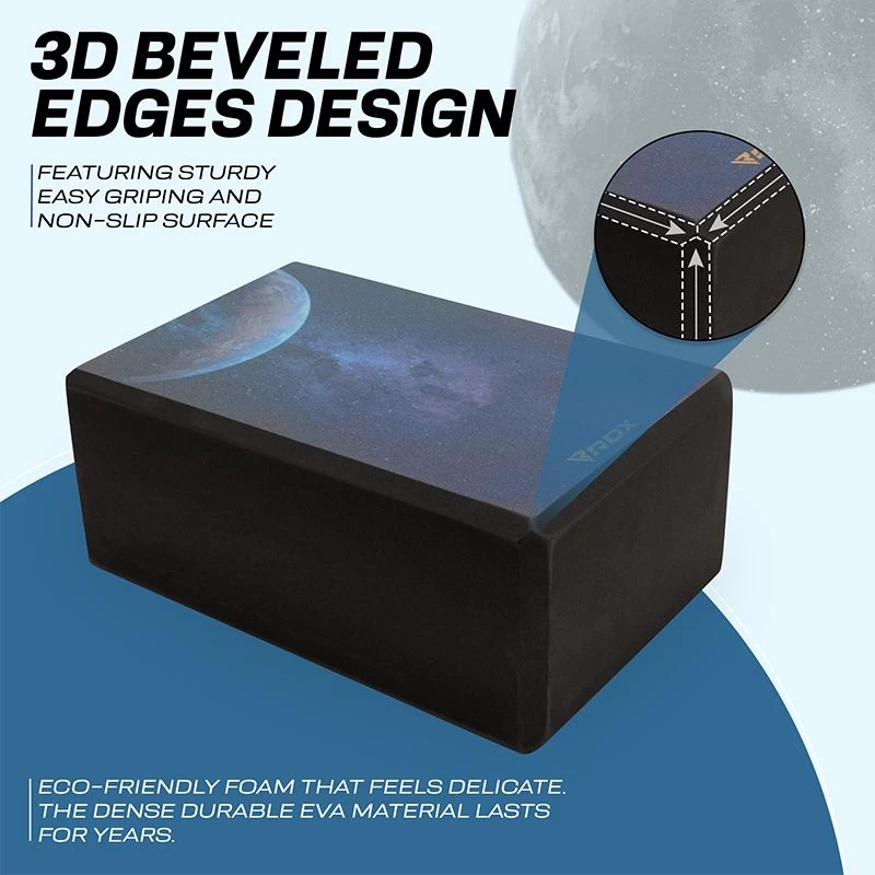 RDX Sports Store RDX D8 High Density EVA Foam Yoga Blocks Non-Slip Brick - Image 7