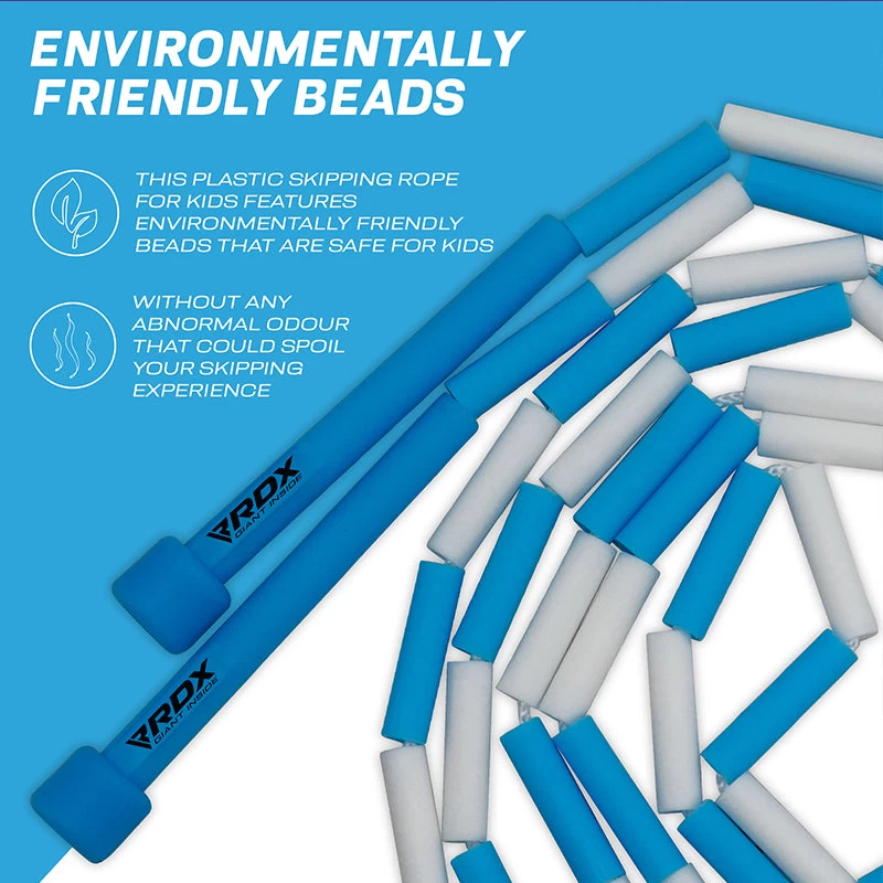 RDX Sports Store RDX BD Braided Nylon Tangle-Free 10ft Kids Skipping Rope - Image 4