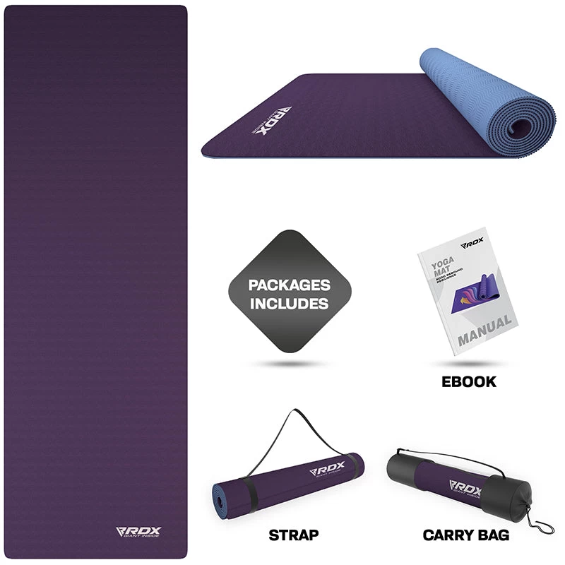 RDX Sports Store RDX UM 6mm TPE Yoga Mat - Image 2