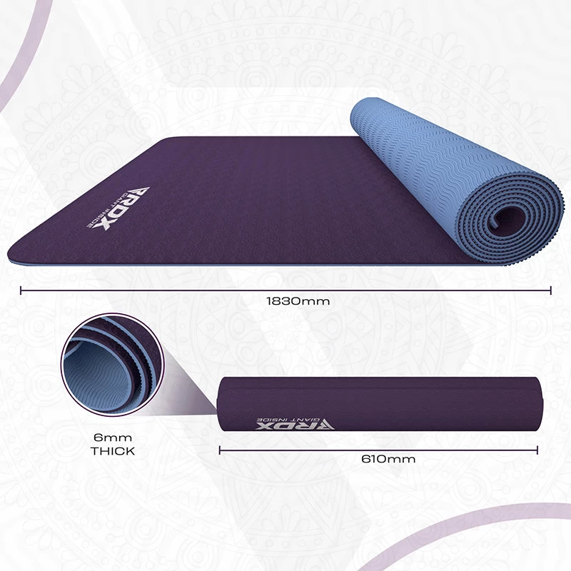 RDX Sports Store RDX UM 6mm TPE Yoga Mat - Image 7