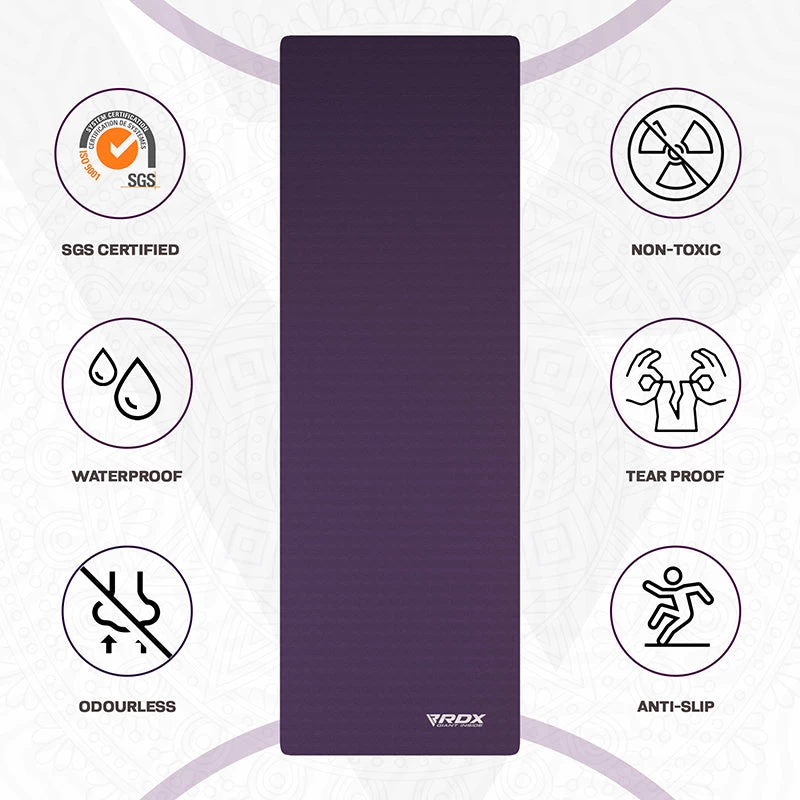 RDX Sports Store RDX UM 6mm TPE Yoga Mat - Image 4
