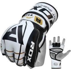 RDX Sports Store RDX F3 Leather MMA Gloves