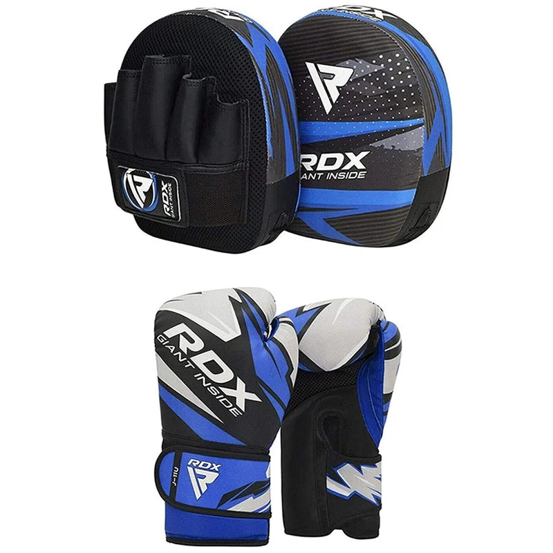 RDX Sports Store RDX J11 6oz Boxing Gloves & Focus Pad Set - Image 2
