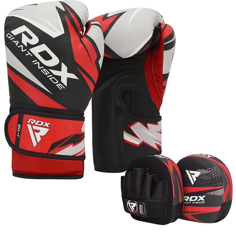RDX Sports Store RDX J11 6oz Boxing Gloves & Focus Pad Set - Image 13