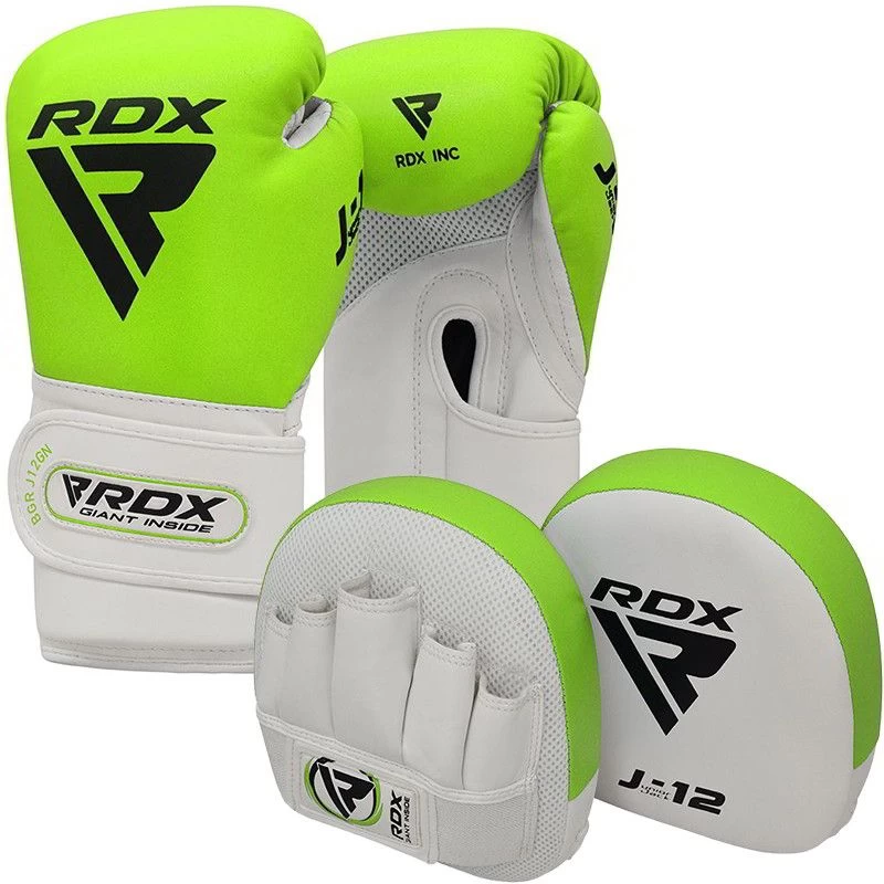 RDX Sports Store RDX J12 KIDS 6oz Boxing Gloves & Focus Pads Set - Image 6