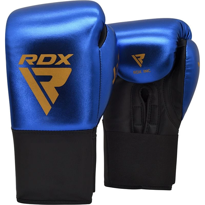 RDX Sports Store RDX J13 KIDS 8oz Blue Boxing Gloves & Pads Set - Image 2