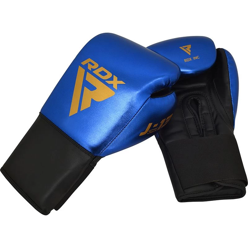 RDX Sports Store RDX J13 KIDS 8oz Blue Boxing Gloves & Pads Set - Image 5