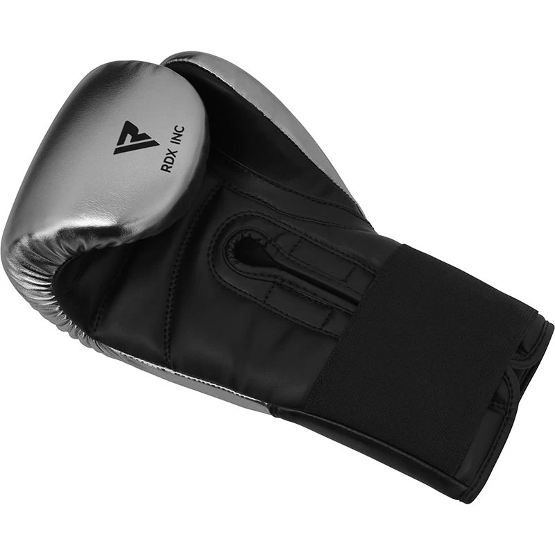 RDX Sports Store RDX J13 KIDS 8oz SILVER Boxing Gloves & Pads Set - Image 4
