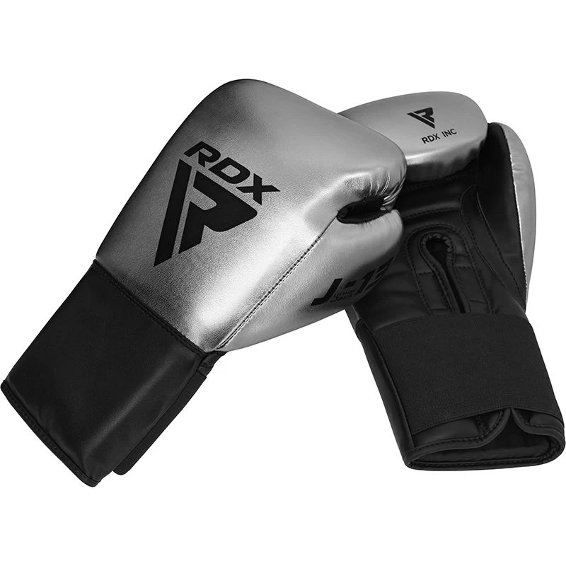 RDX Sports Store RDX J13 KIDS 8oz SILVER Boxing Gloves & Pads Set - Image 5