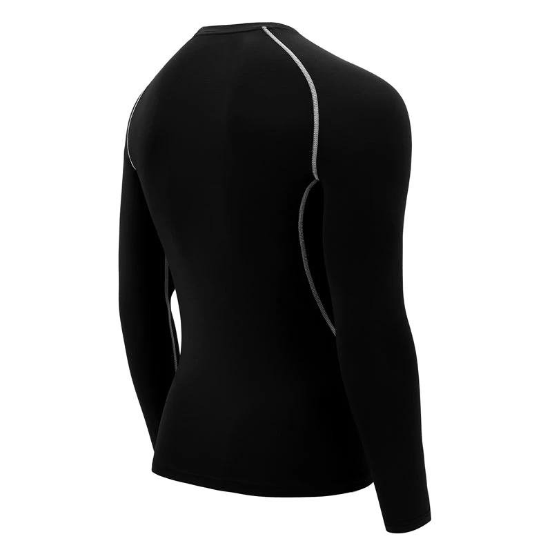 RDX Sports Store RDX L5 Long Sleeve Black Rash Guard - Image 6