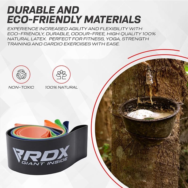 RDX Sports Store RDX R1 5-in-1 Resistance Loop Bands Set - Image 4