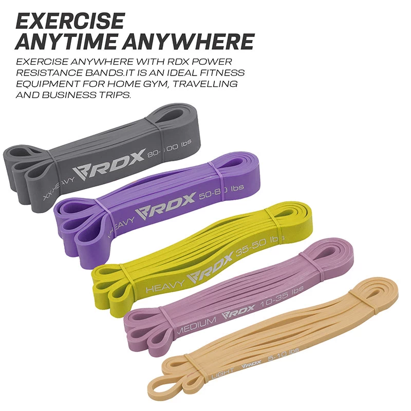 RDX Sports Store RDX MC 5-in-1 Pull Up Assist & Body Stretching Bands For Resistance Training - Image 5