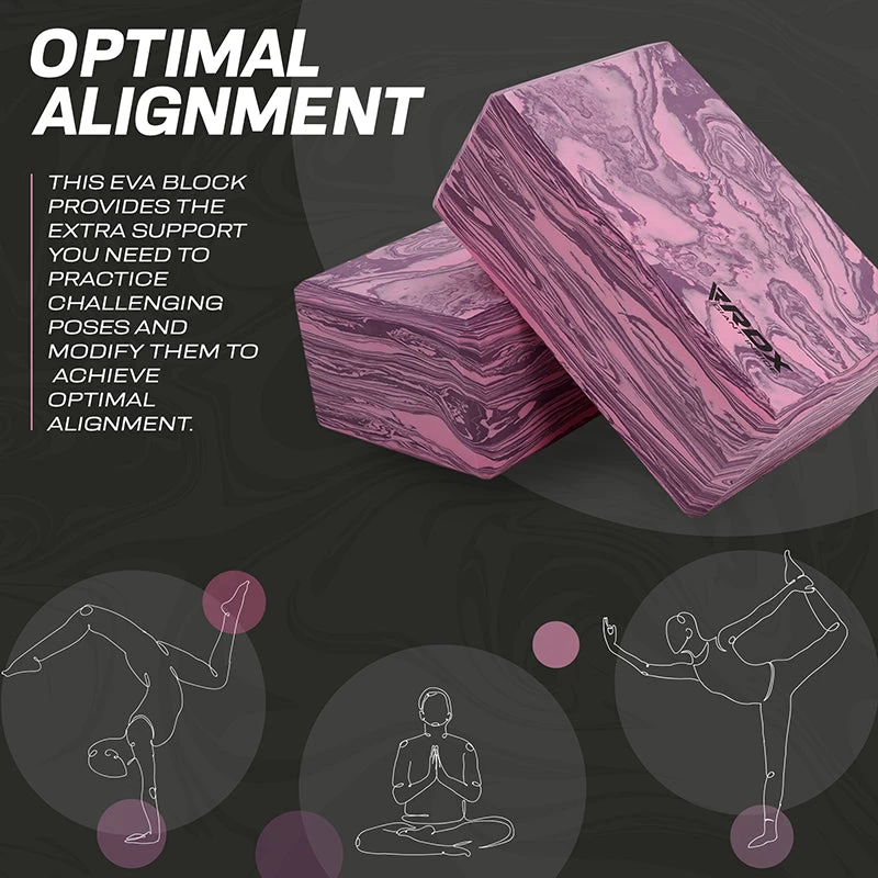 RDX Sports Store RDX MP EVA Foam High Density Non-Slips Yoga Block - Image 5