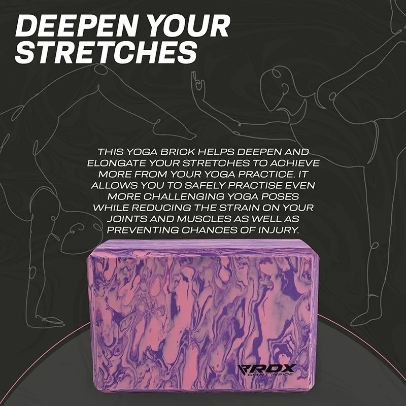 RDX Sports Store RDX PP EVA Foam High Density Non-Slips Yoga Block - Image 5
