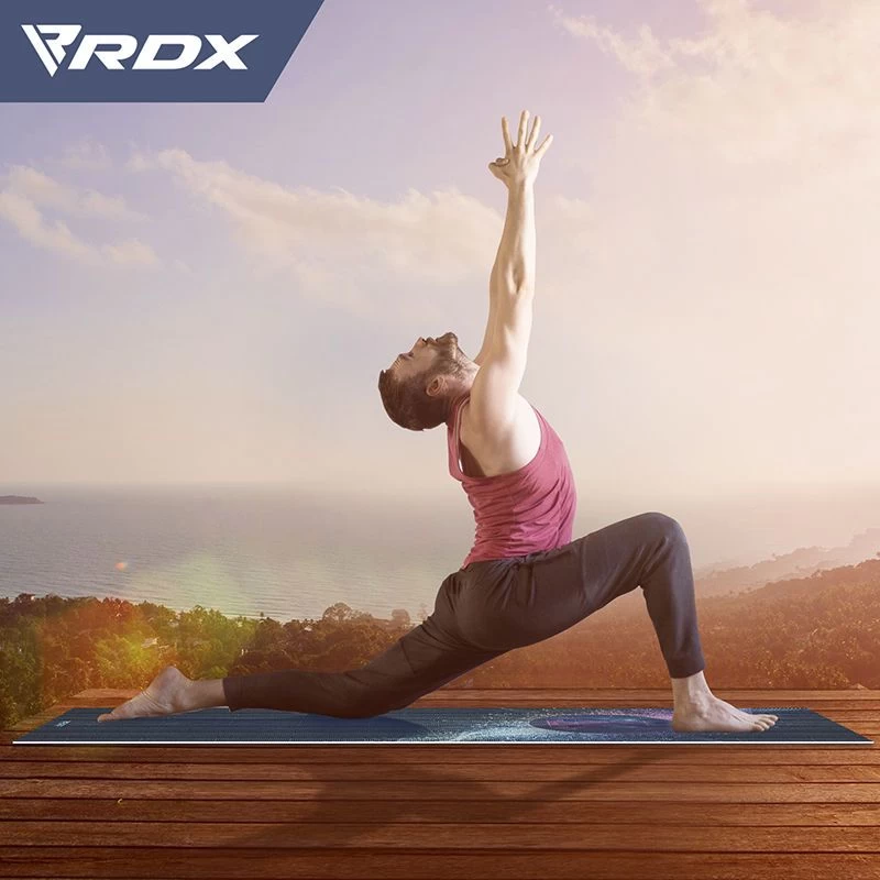 RDX Sports Store RDX D10 Iris 6mm PVC Yoga Mat Angelic Blue - Image 2