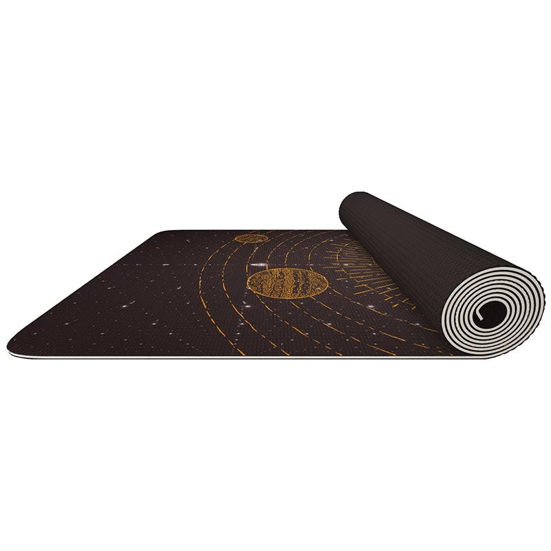 RDX Sports Store RDX D6 Iris 6mm PVC Yoga Mat Solar Brown
