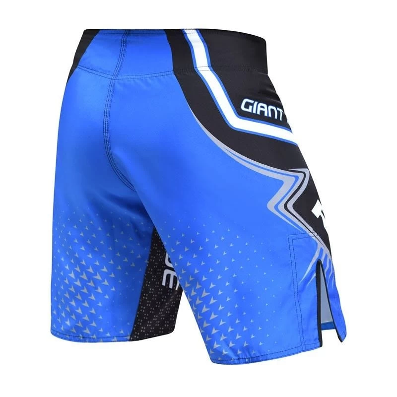 RDX Sports Store RDX R7 MMA Fight Shorts Black/Blue - Image 9