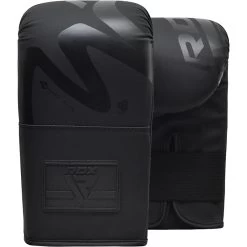 RDX Sports RDX F15 Noir Bag Gloves 4oz Black