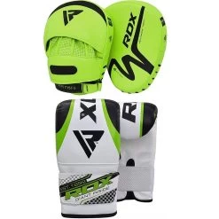 RDX Sports Store RDX T15 Green Bag Mitts & Pads