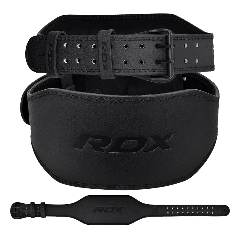 RDX Sports Store RDX 6 Inch Leather Gym Belt