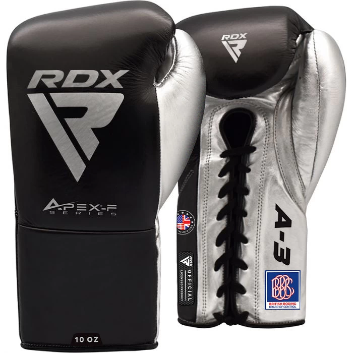 RDX Sports Store RDX A3 Fight Lace Up Leather Boxing Gloves BBBOFC/BIBA/WBF/NYAC /NEVADA APPROVED - Image 13