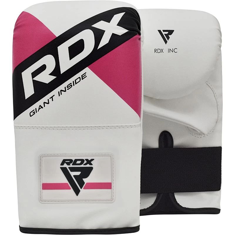 RDX Sports Store RDX F10 Boxing Bag Gloves White/Pink