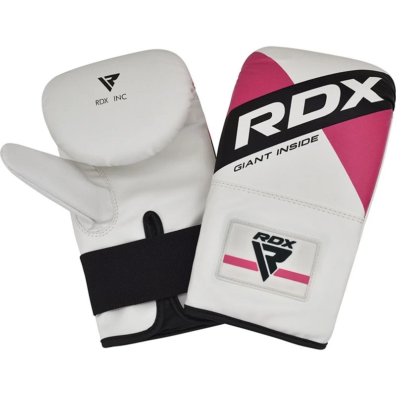 RDX Sports Store RDX F10 Boxing Bag Gloves White/Pink - Image 5