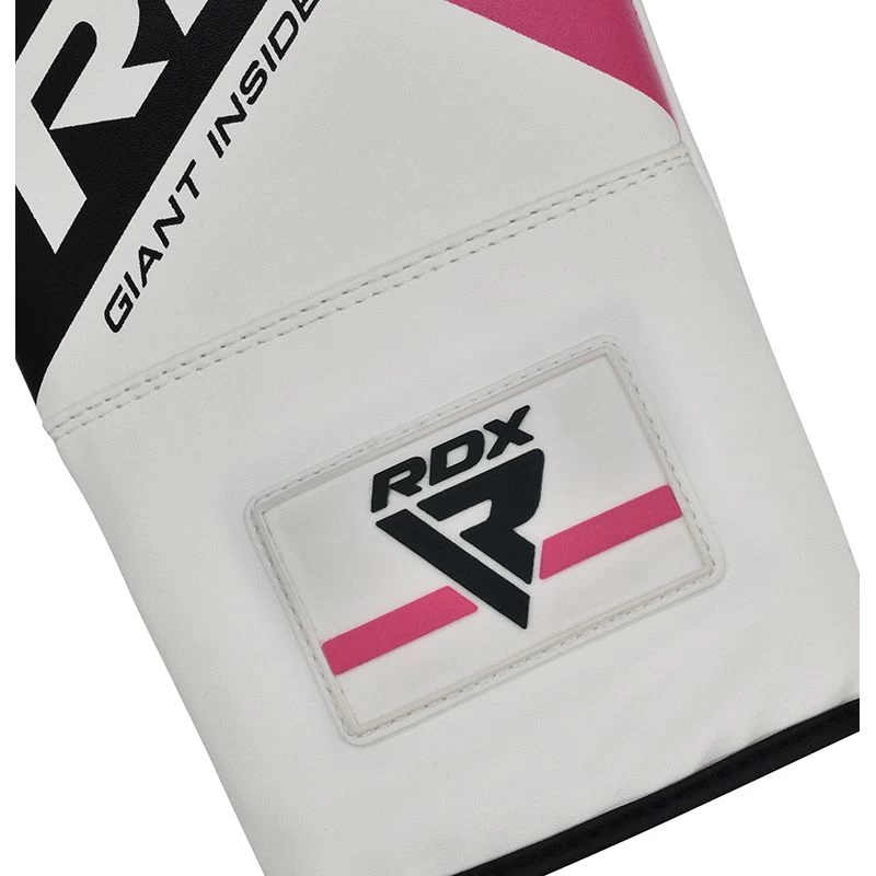 RDX Sports Store RDX F10 Boxing Bag Gloves White/Pink - Image 4