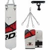 RDX Sports Store RDX F7 4ft / 5ft 4-in-1 Punch Bag With Gloves & Ceiling Hook Set
