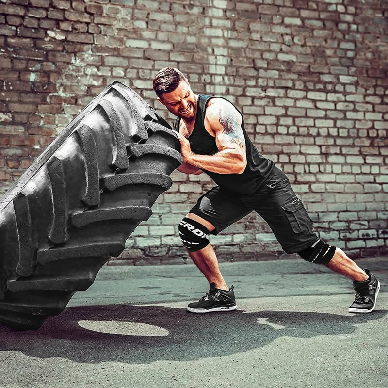 RDX Sports Store RDX K2 Compression Knee Wraps OEKO-TEX® Standard 100 Certified - Image 6