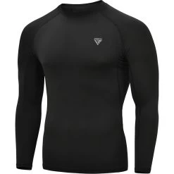 RDX Sports Store RDX T15 Long Sleeve Black Rash Guard